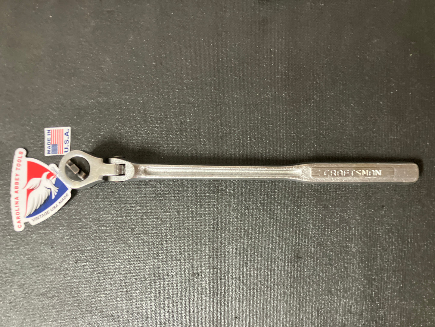 Vintage Craftsman Flex Head RHFT 3/8" Drive Ratchet 42792 -VV- USA Rare
