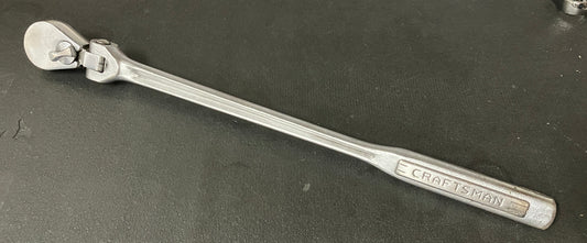 Vintage Craftsman Intermediate Flex Head 1/2” Drive Ratchet USA