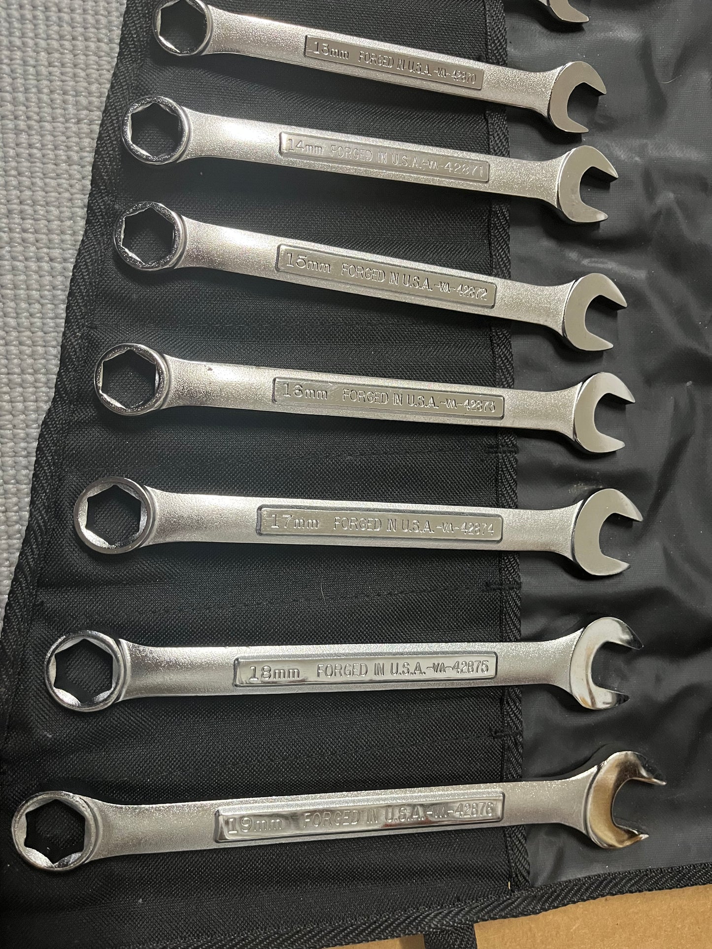 NOS Sears Craftsman Industrial Huge 14pc SAE Combination Wrench Set 32826 USA