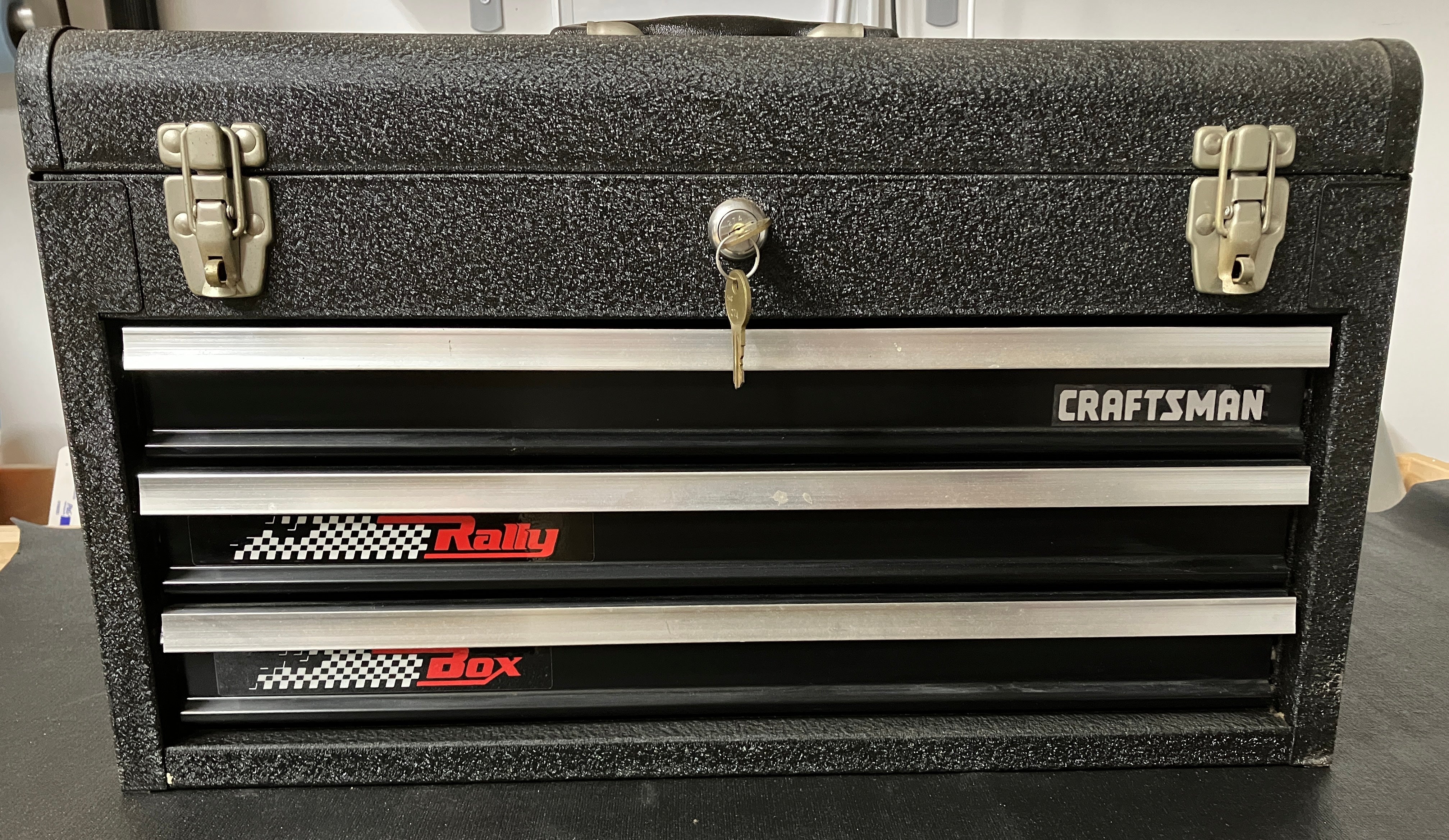 Vintage Craftsman 3 Drawer Rally Tool Box - With 2 Keys – Carolina ...