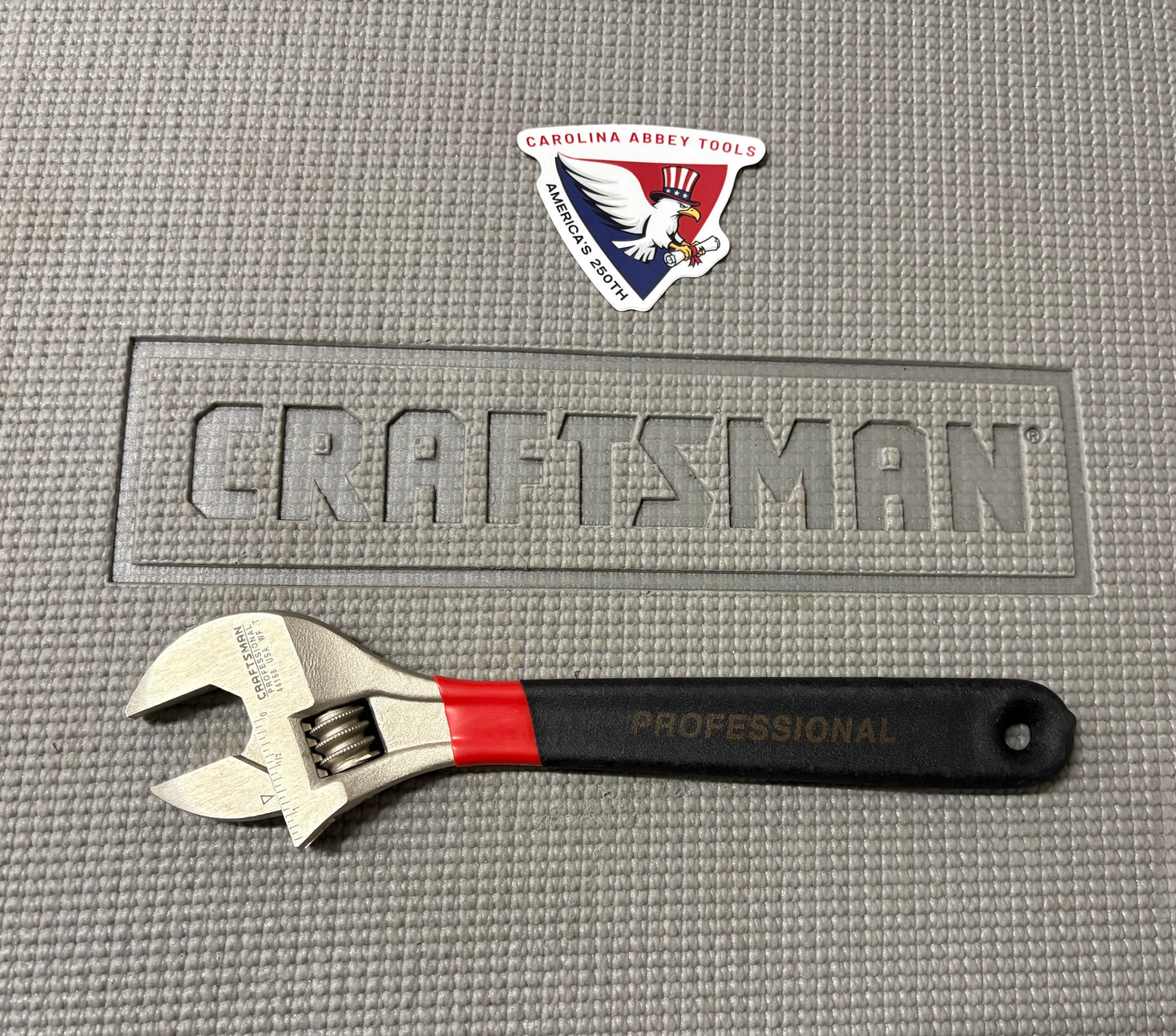 Sears Craftsman Professional 10" Adjustable Wrench 44168 WF T USA