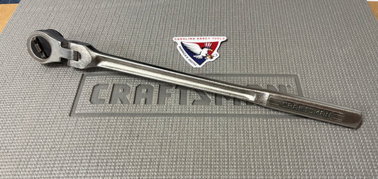 Rare Sears Craftsman 1/2" Drive RHFT Flex Head Ratchet 44983 VVG USA Round Head Fine Tooth