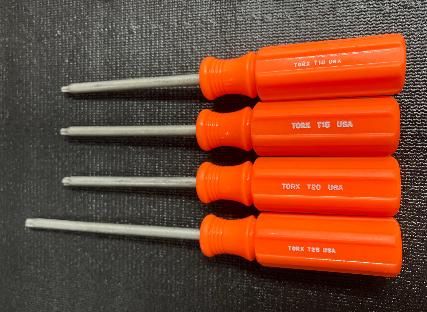 Vintage Craftsman 18pc Orange Hi Viz Tool Bundle - ScrewDrivers, Pliers, Torx & Scratch Awl - WF USA