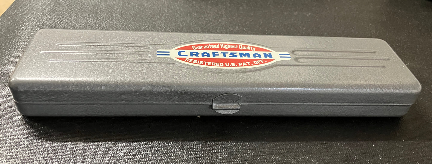 Vintage Craftsman =V= 3/8” Drive Socket Set w/ Metal Case