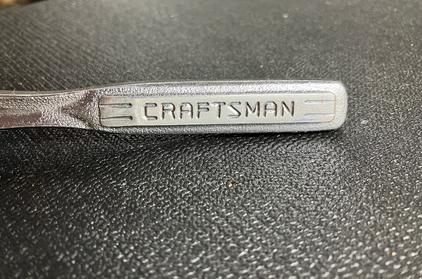 Vintage Craftsman 1971 Patent -V- 43178 1/4” Drive Thumb Wheel Ratchet USA RHFT Round Head Fine Tooth