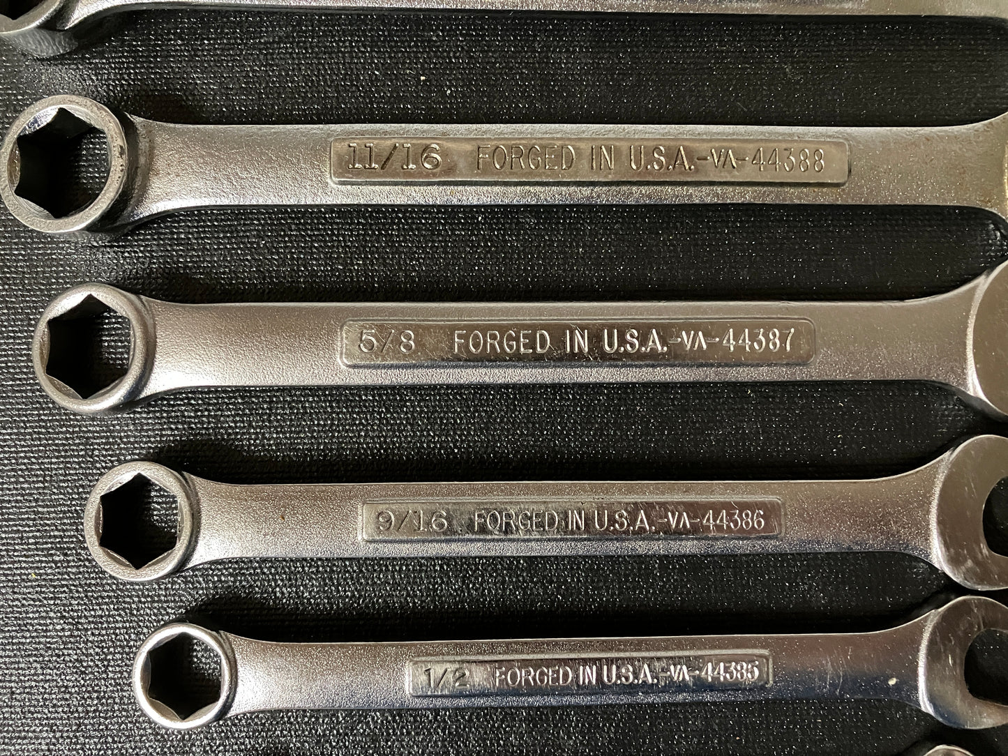 Vintage Craftsman 10pc 6 point SAE Combination Wrench Set USA 3/8” to 15/16”