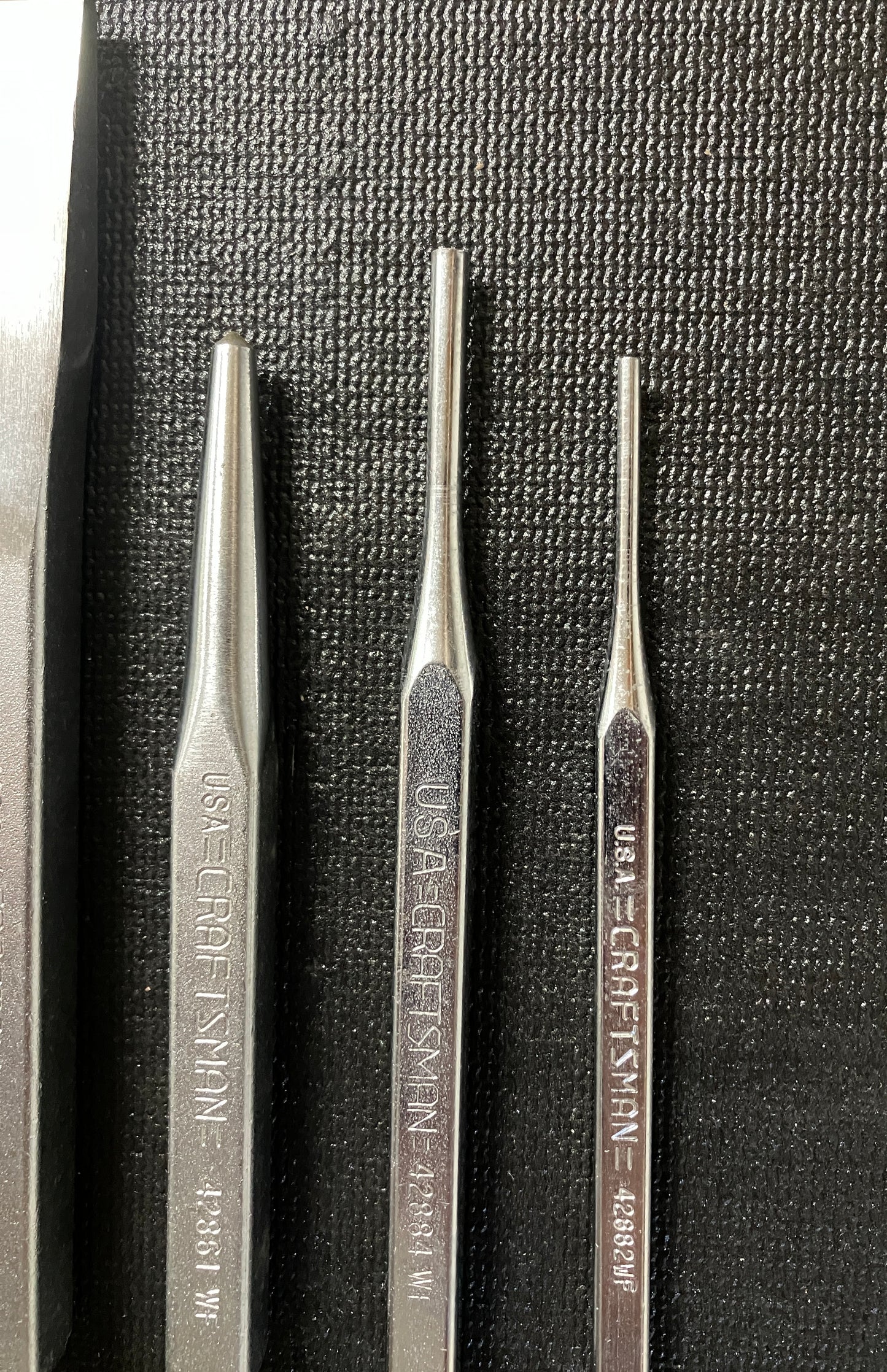 Vintage Craftsman 5pc Punch & Chisel Set 43039 USA