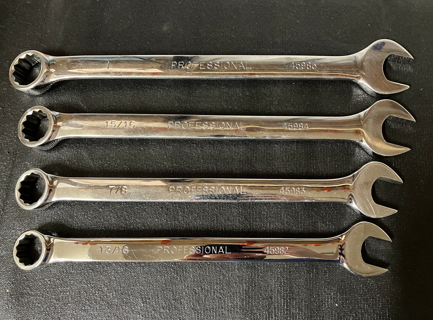 Vintage Craftsman Professional 7pc SAE Combination Wrench Bundle USA