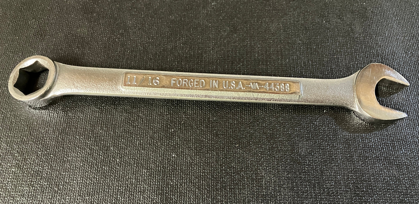 Vintage Craftsman 6pt 11/16” Combination Wrench 44388 -VA- USA
