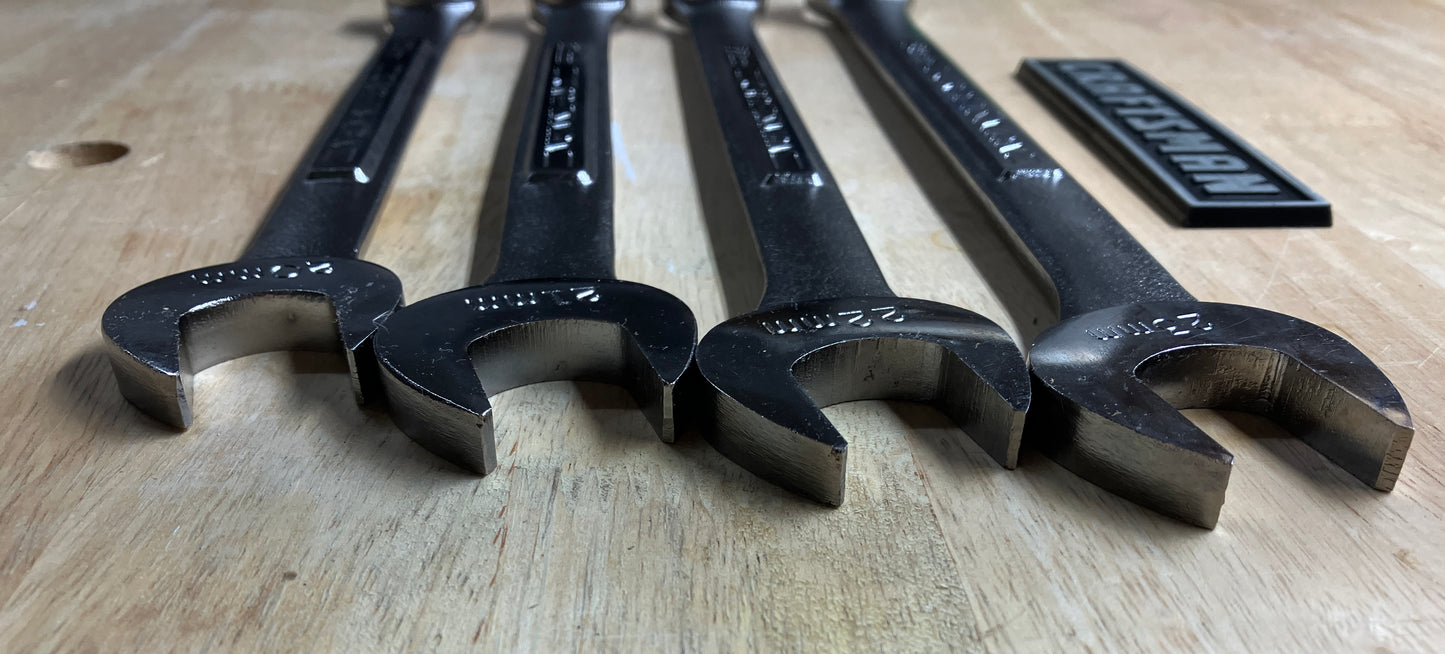 Vintage Craftsman Jumbo Metric Wrenches 4pc 20-23mm USA With Original Stickers