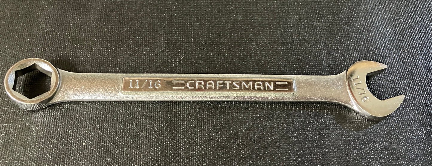 Vintage Craftsman 6pt 11/16” Combination Wrench 44388 -VA- USA