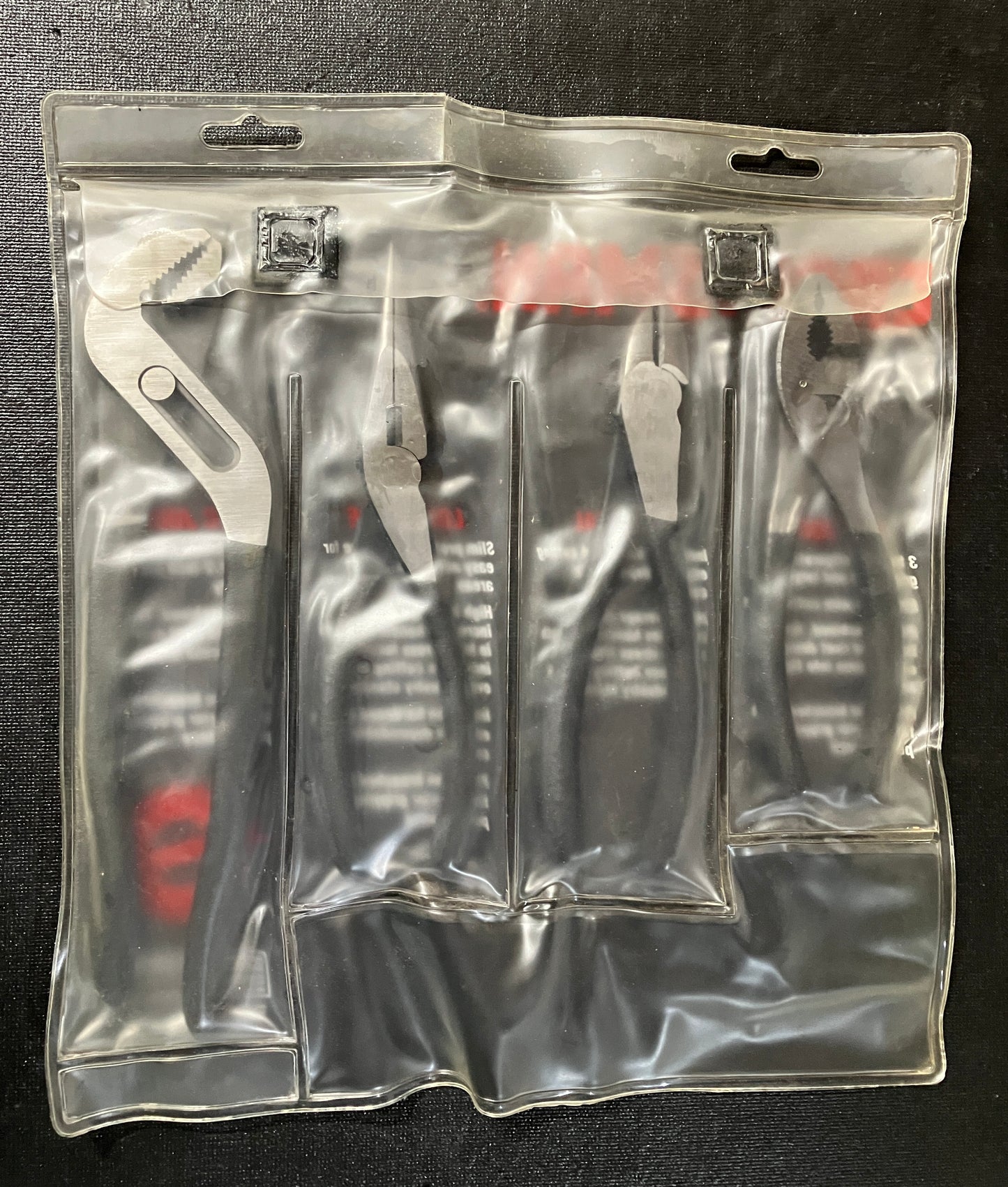 NOS Vintage Craftsman 4pc Pliers Set 45235 WF USA