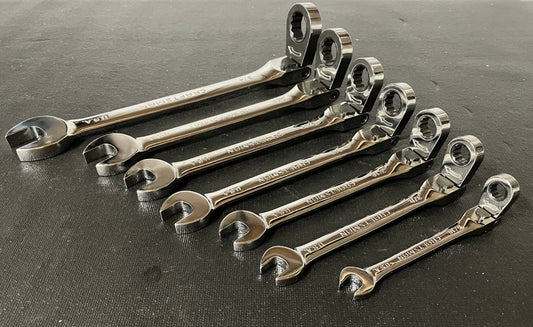 Vintage Craftsman SAE 7pc Locking Flex Head Wrench Set USA