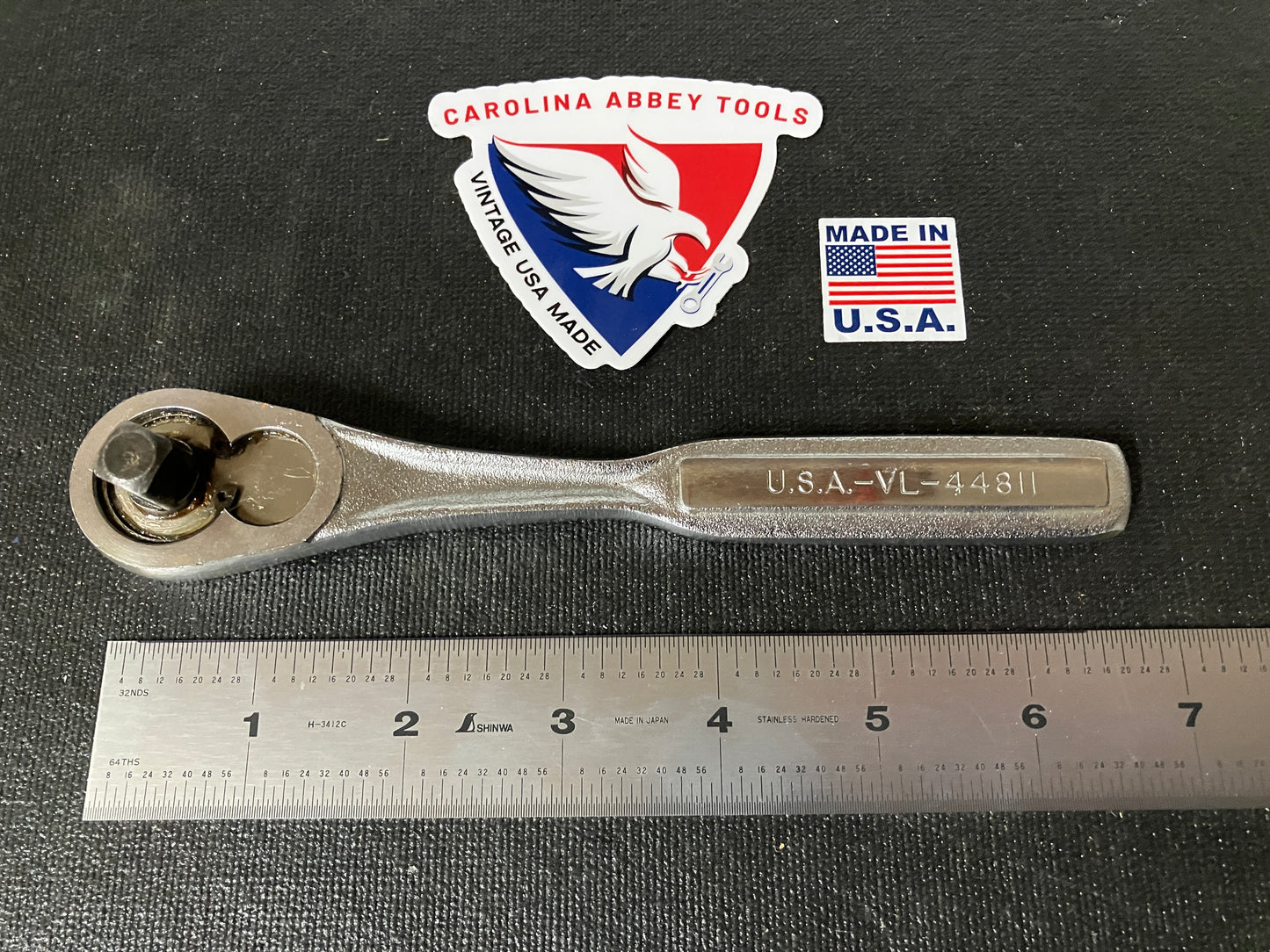 Vintage Craftsman 3/8” Drive Ratchet 44811 USA -VL-