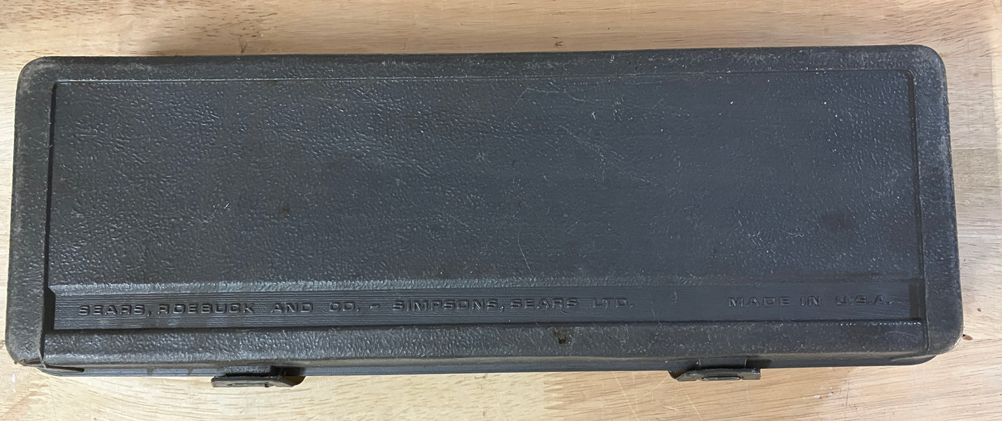 Vintage Craftsman Permanex Case for 1/2” Socket Wrench Ser