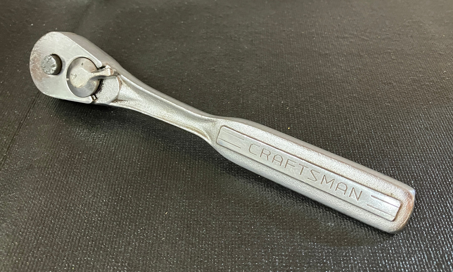 Vintage Craftsman 3/8" Drive Quick Release Ratchet 43784 -V- USA Patent Pending