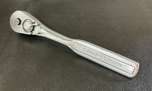 Vintage Craftsman 3/8" Drive Quick Release Ratchet 43784 -V- USA Patent Pending