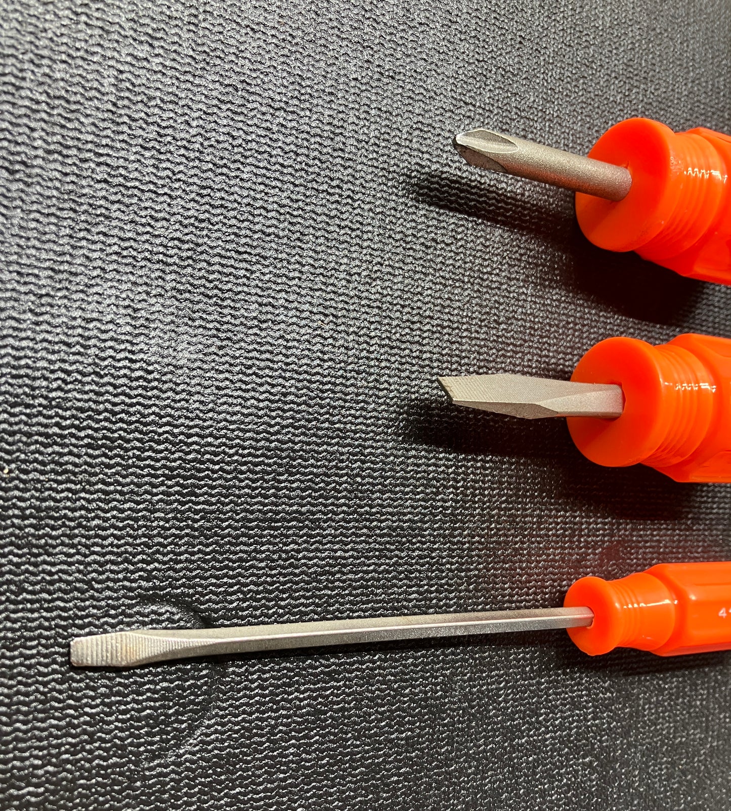 Vintage Craftsman Orange Screwdriver 41555 WF USA 3pc Bundle