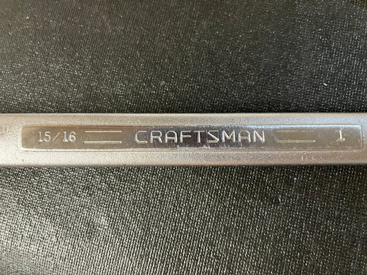 Vintage Craftsman 15/16” x 1” 6 Pt Double End Wrench