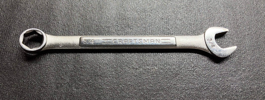 Vintage Craftsman 3/4” 6 pt Combination Wrench 44389 -VA- USA