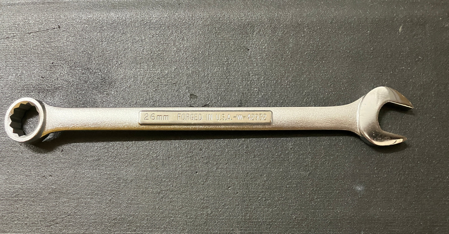 Vintage Craftsman 26mm 12pt Combination Wrench 42932 -VA- USA