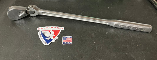 Vintage Craftsman Intermediate Flex Head 1/2” Drive Ratchet USA