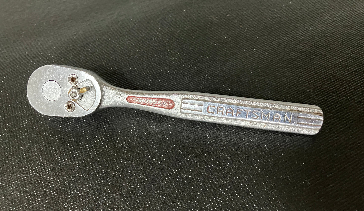 Vintage Craftsman =V= 1/4” Drive Box Head Ratchet with Oil Port USA