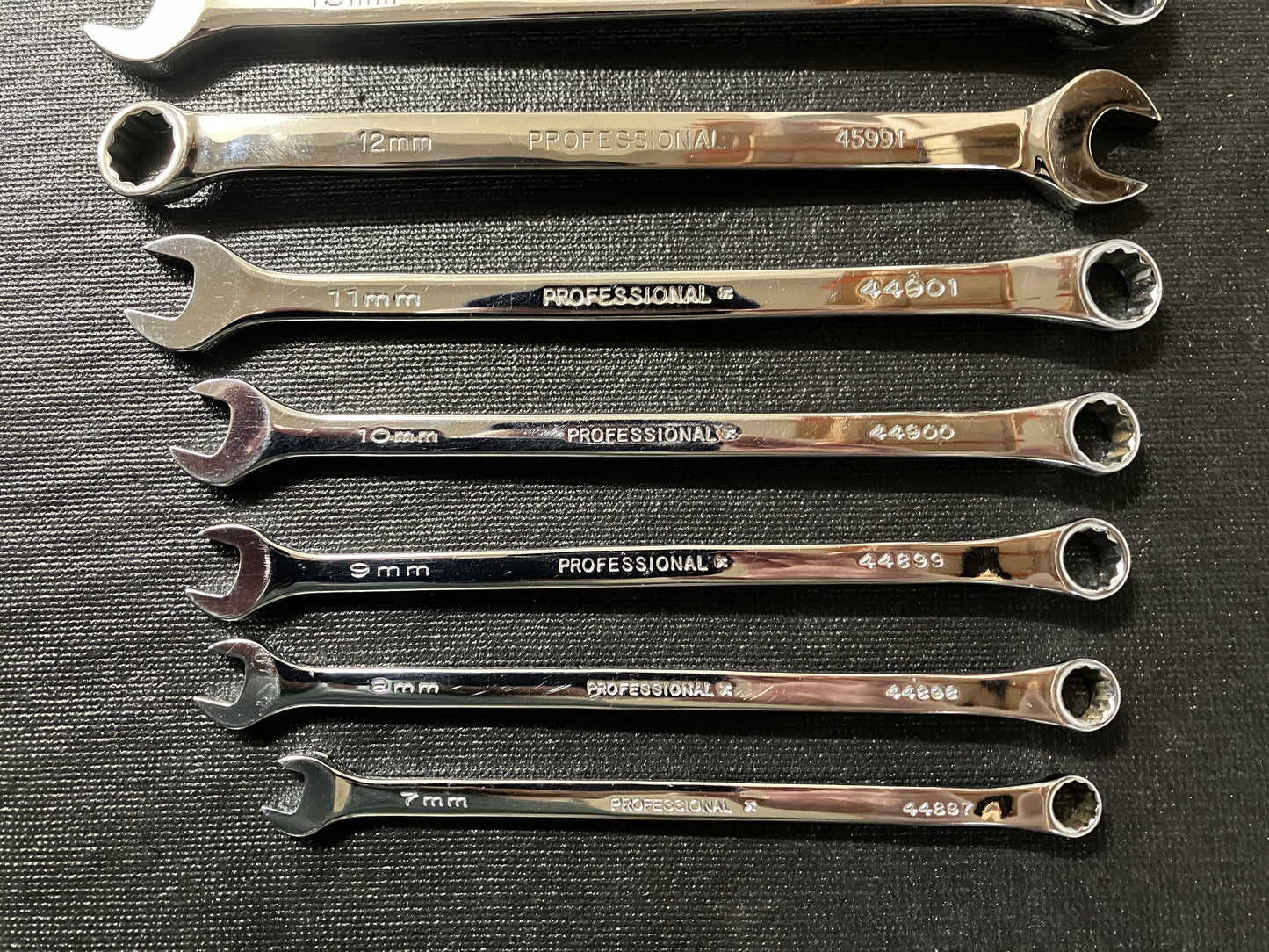 Vintage Craftsman Professional 13pc Long Metric Wrench Set 7-19mm 44896 USA