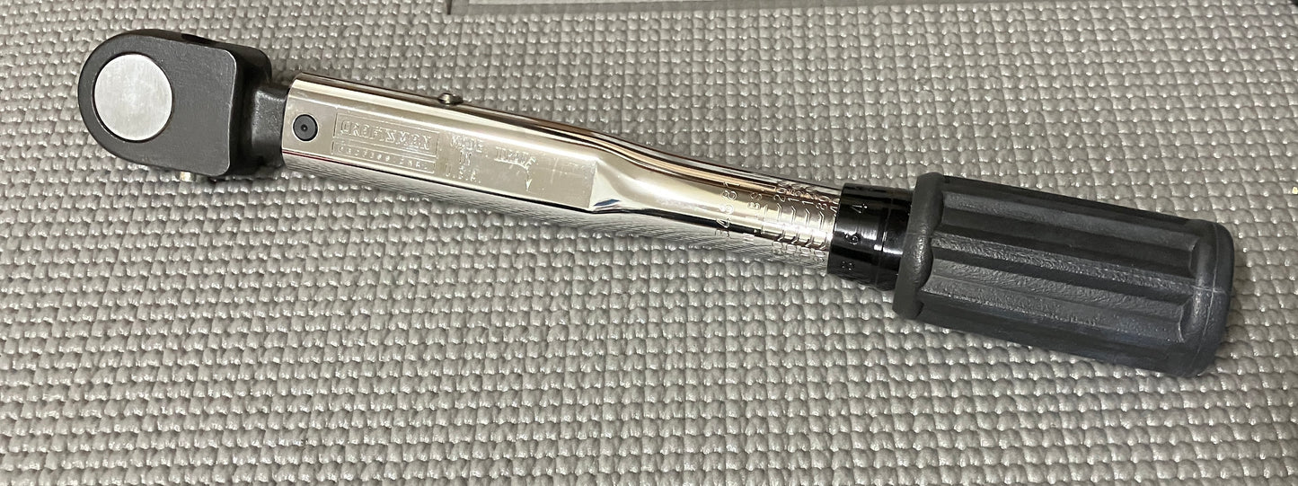 Vintage Craftsman Professional 3/8" Drive Torque Wrench 34881 USA