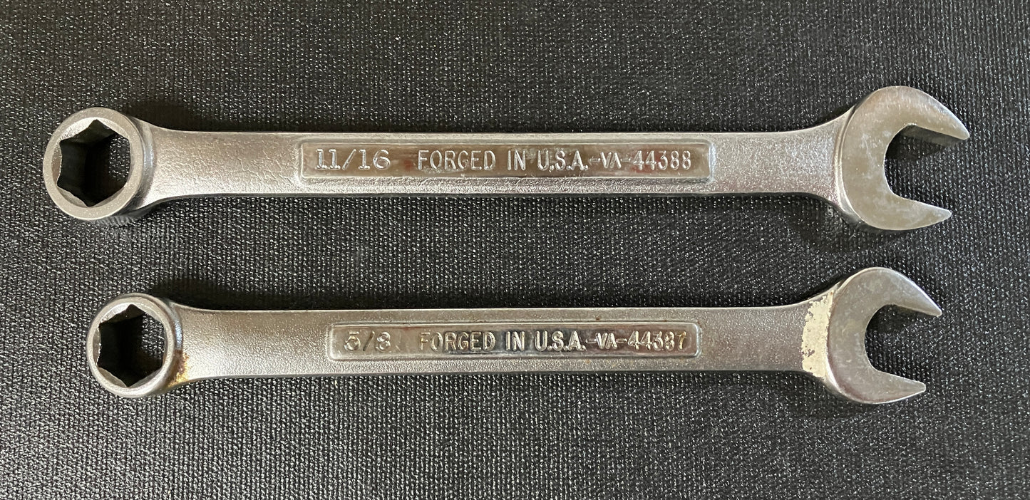 Vintage Craftsman 2pc SAE 6 Point Bundle - 5/8” & 11/16”