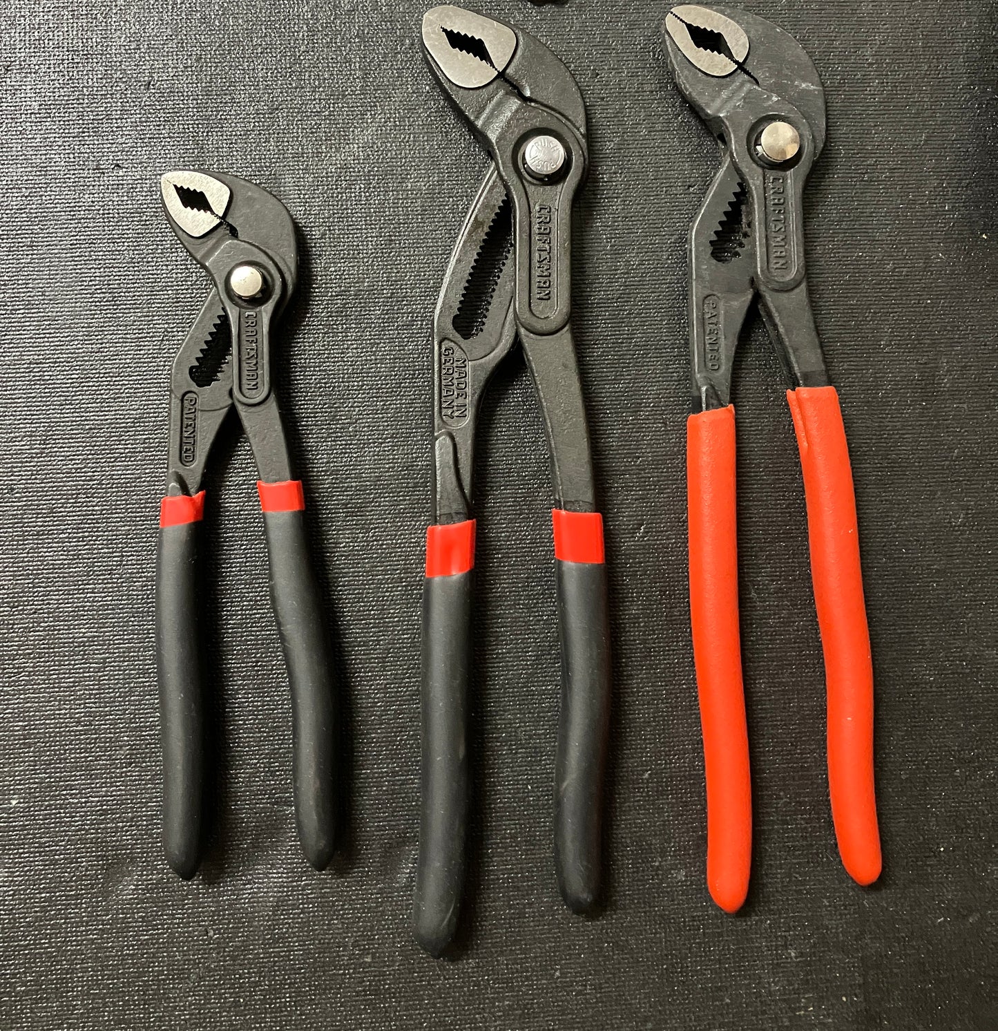 Vintage Craftsman 3pc Adjustable Pliers Bundle