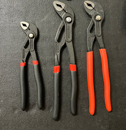 Vintage Craftsman 3pc Adjustable Pliers Bundle