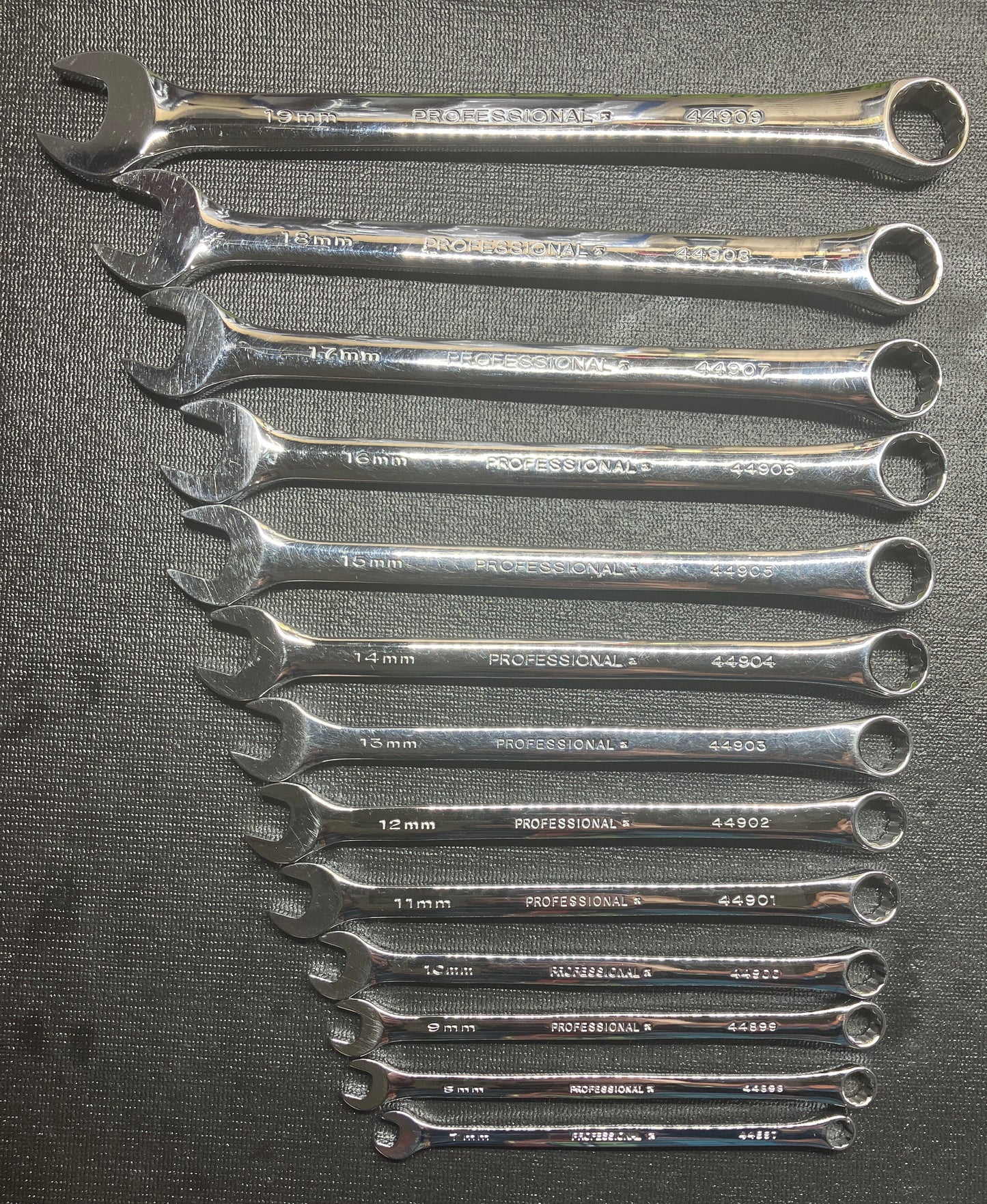 Vintage Craftsman Professional Long Pattern Metric Wrench Set 44896 USA