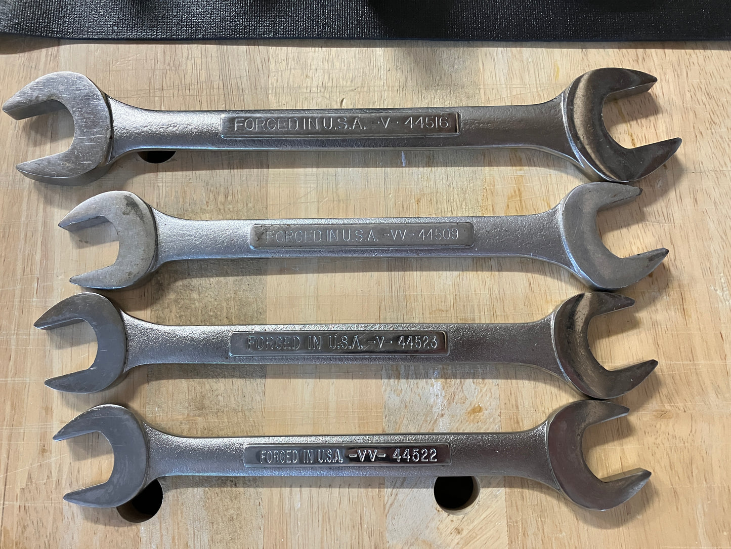 Vintage Craftsman 4pc Metric Open End Wrench Set USA Bundle