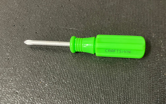 Vintage Craftsman Hi Viz Neon Green Phillips P0 Screwdriver 47151 USA