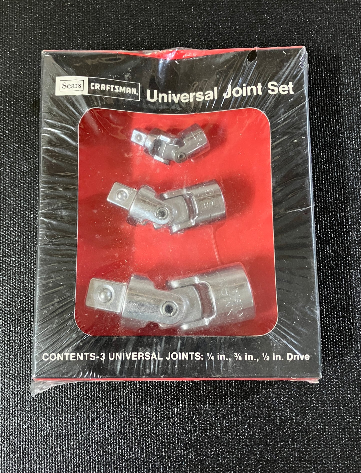 NOS Vintage Sears Craftsman 3pc Universal Joint Set 94250 USA Sealed Box