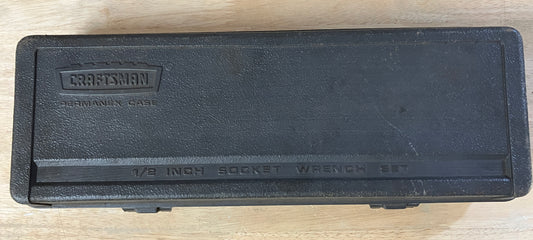 Vintage Craftsman Permanex Case for 1/2” Socket Wrench Ser