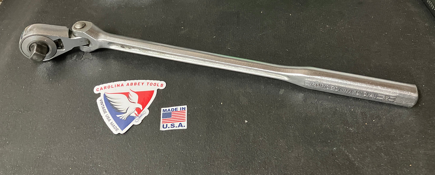 Vintage Craftsman Intermediate Flex Head 1/2” Drive Ratchet USA