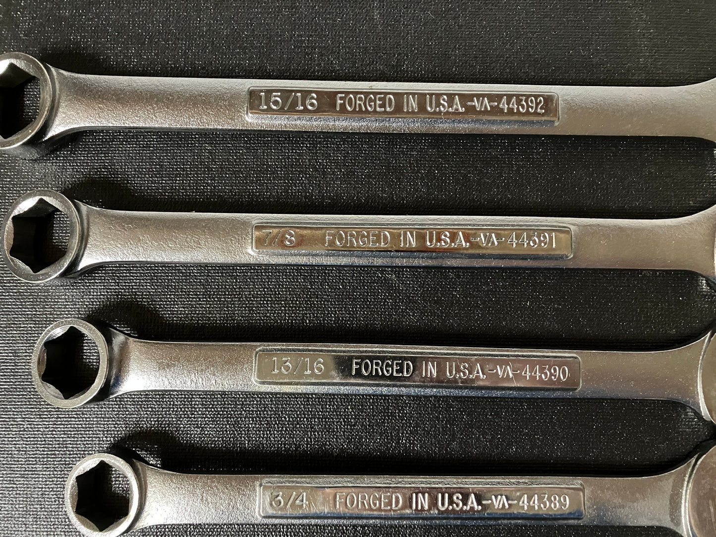 Vintage Craftsman 10pc 6 point SAE Combination Wrench Set USA 3/8” to 15/16”