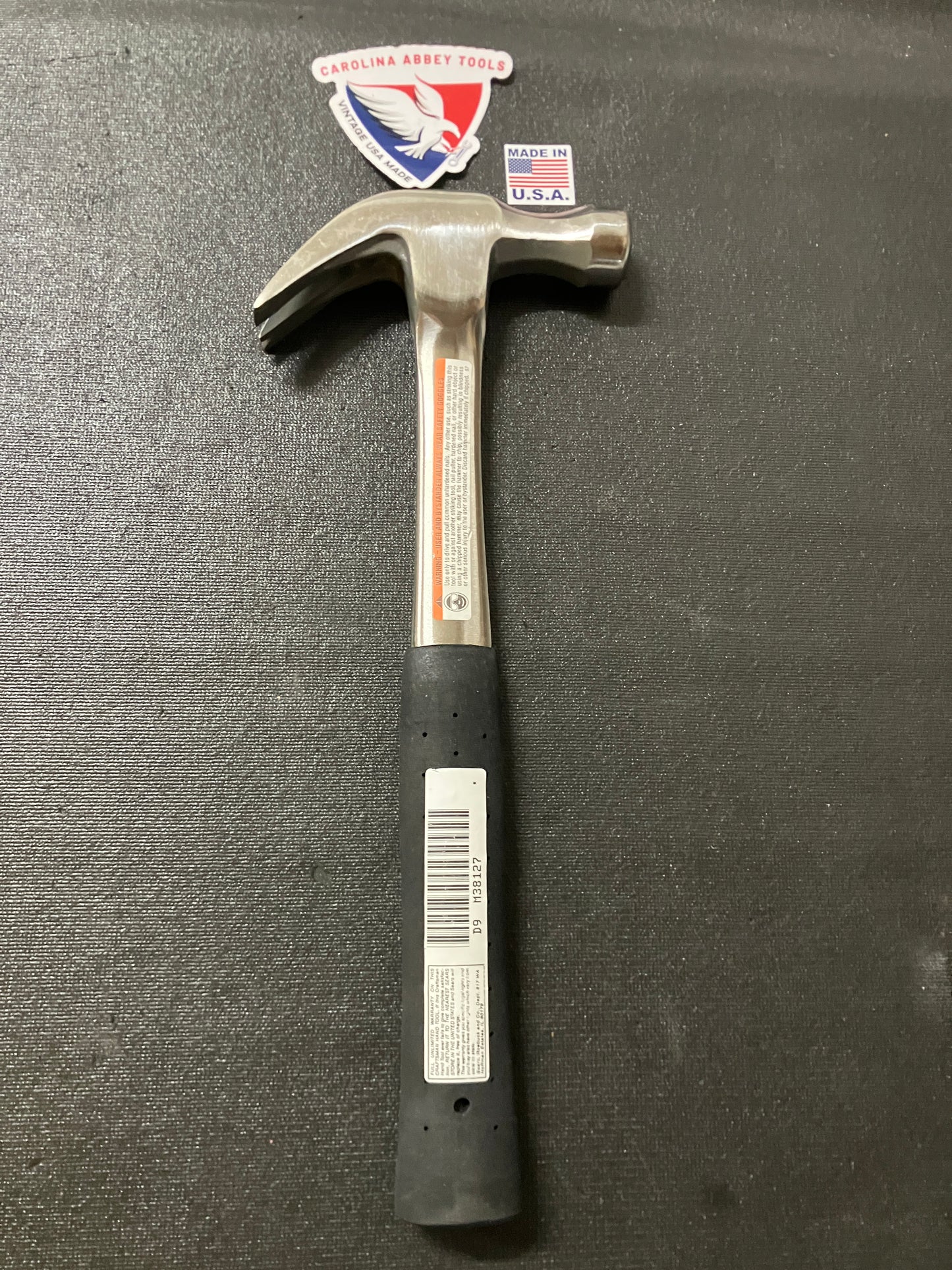 NOS Vintage Craftsman - 16 oz - Claw Hammer 38127 USA Brand New!