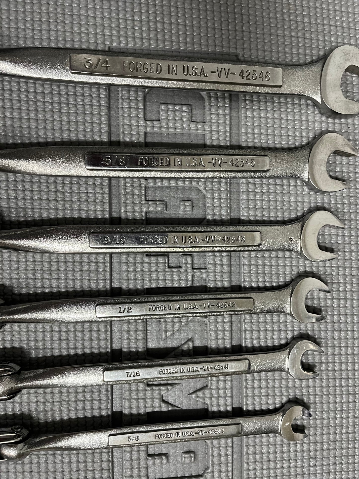 Vintage Craftsman 6pc Saltus Wrench Set -VV- USA