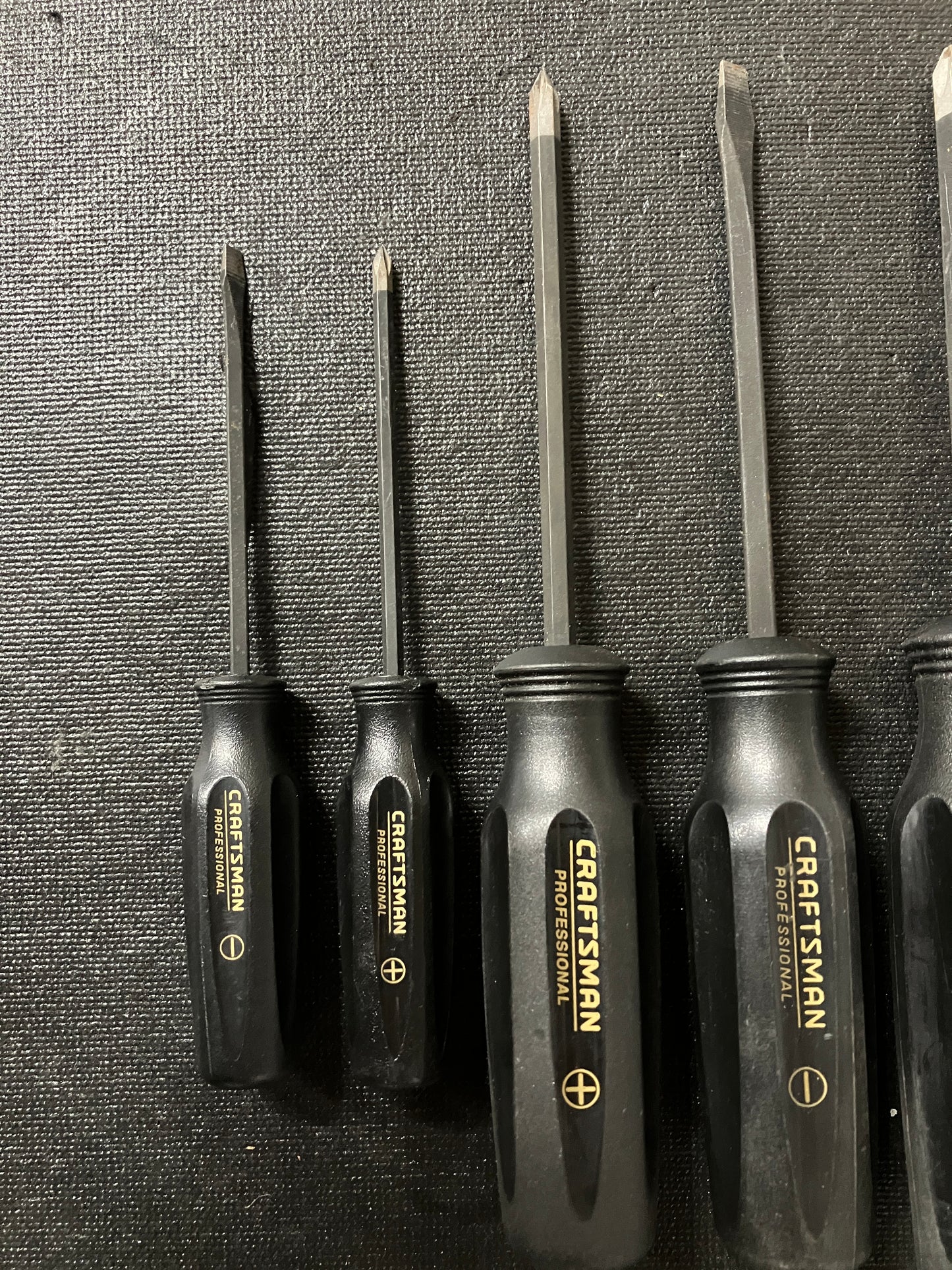 Vintage Craftsman Industrial 8pc Screwdriver Set 41904 USA