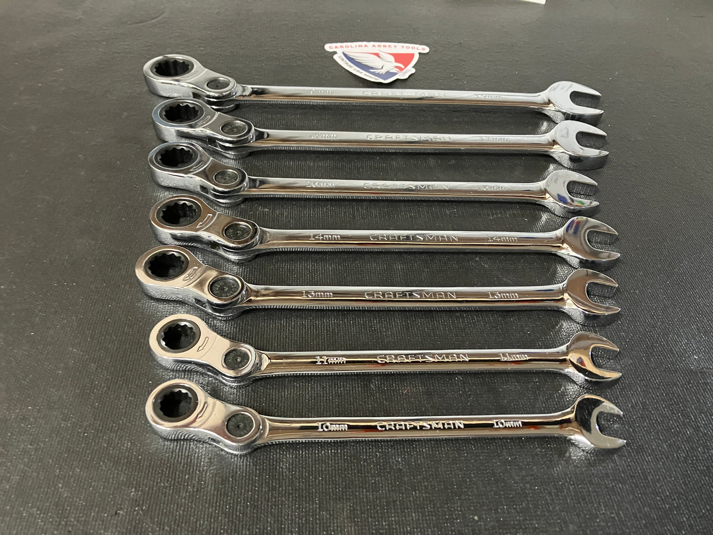 Craftsman 7pc Metric Elbow Ratcheting Wrench Set 14636