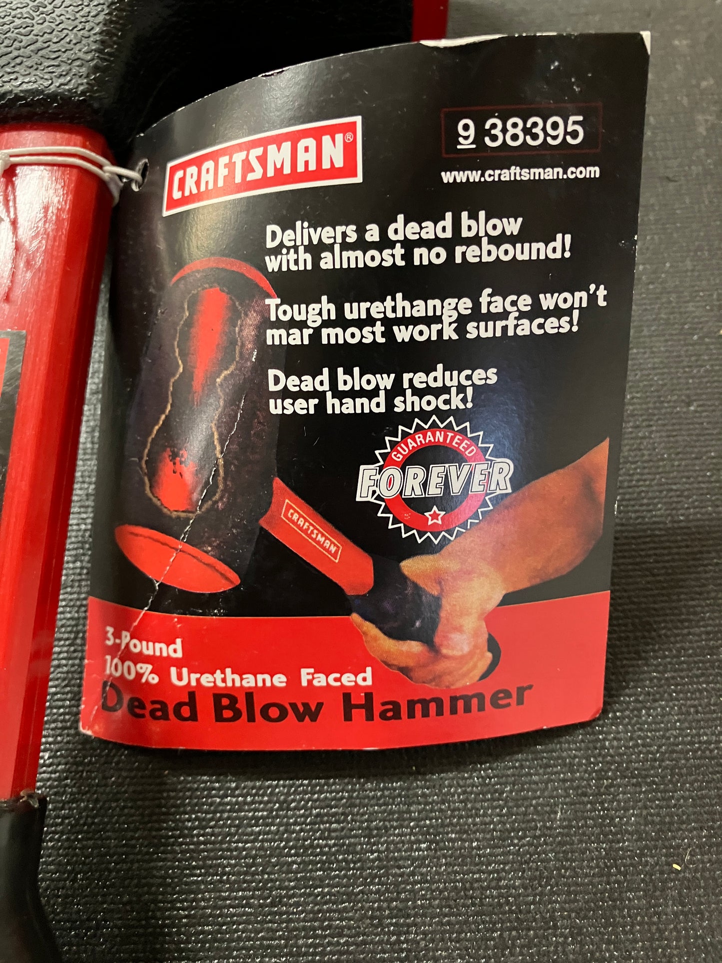 NOS Vintage Craftsman 3lb Dead Blow Hammer 38395 USA