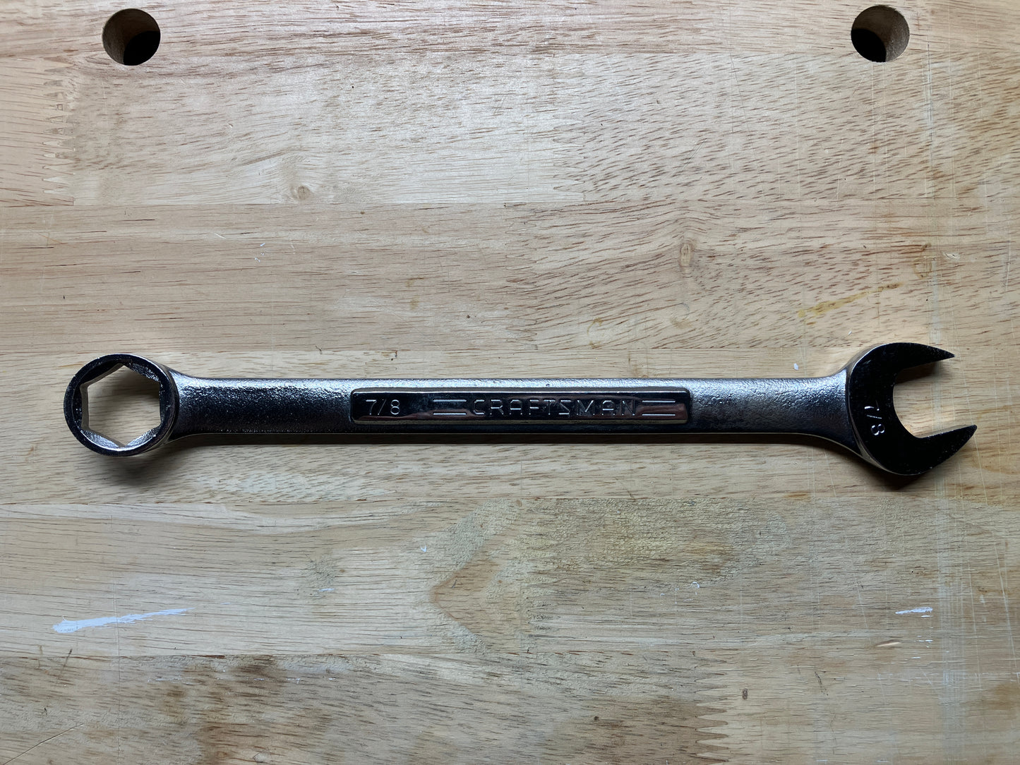 Vintage Craftsman 7/8” 6 Point Combination Wrench USA 44391
