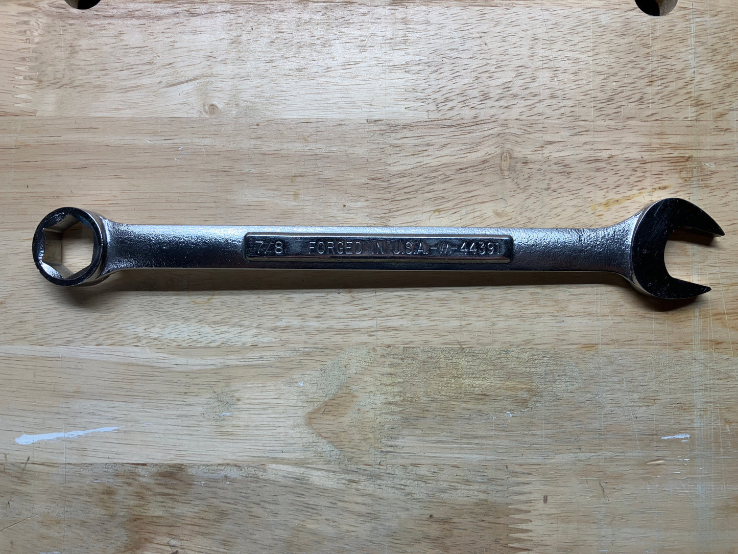 Vintage Craftsman 7/8” 6 Point Combination Wrench USA 44391