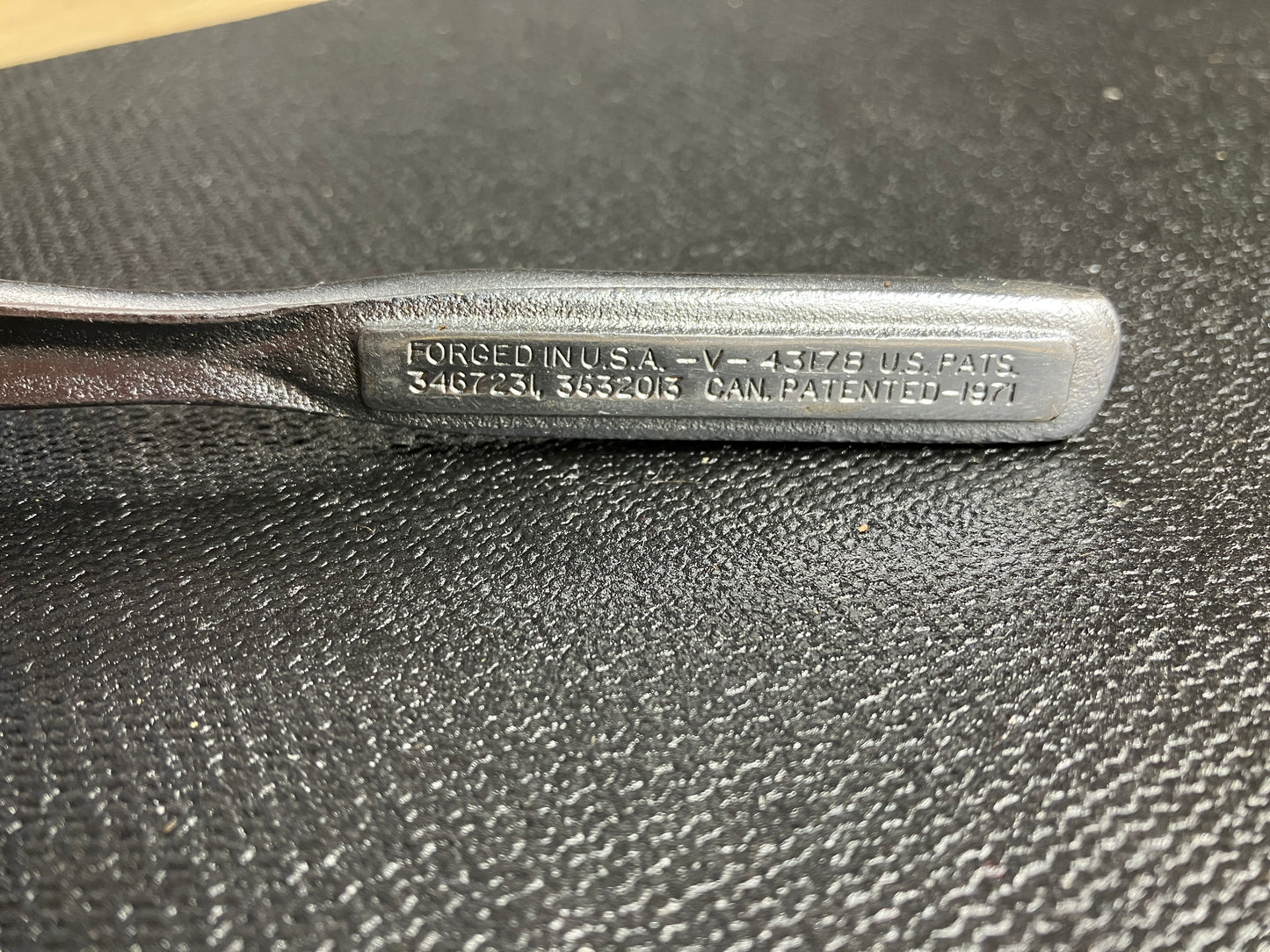 Vintage Craftsman 1971 Patent -V- 43178 1/4” Drive Thumb Wheel Ratchet USA RHFT Round Head Fine Tooth