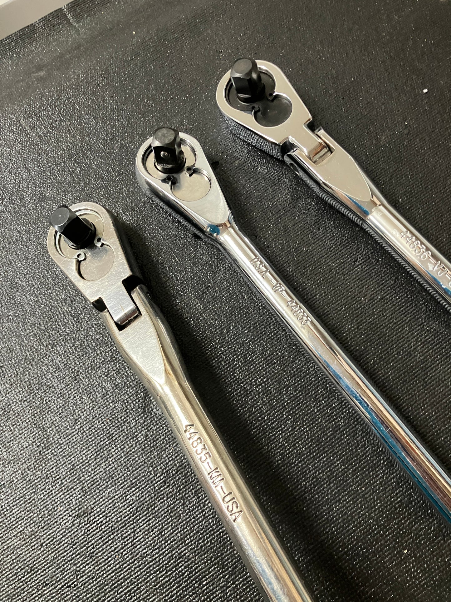 Vintage Craftsman 3pc Ratchet Bundle 44833 44835 44836 USA