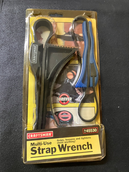 NOS Vintage Craftsman 2pc Multi Use Strap Wrench Set 45530