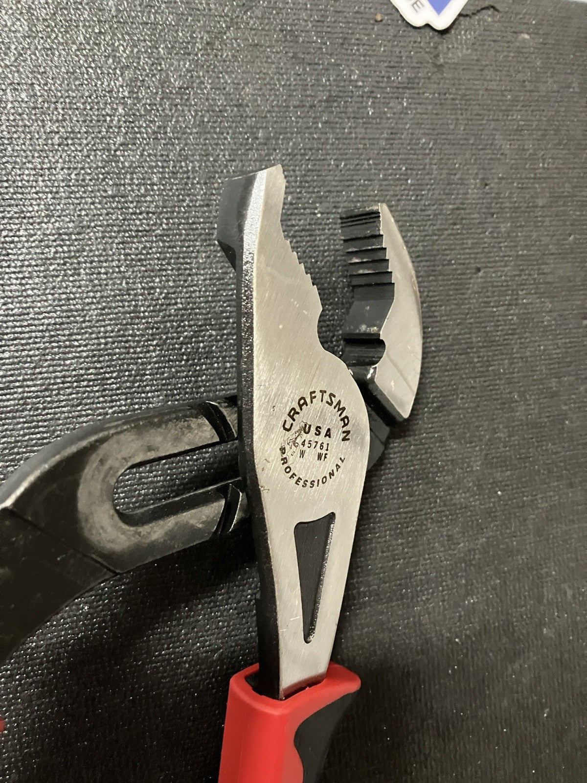 Craftsman Professional 9.5" Arc Joint (Tongue & Groove) Pliers 45761 WF USA